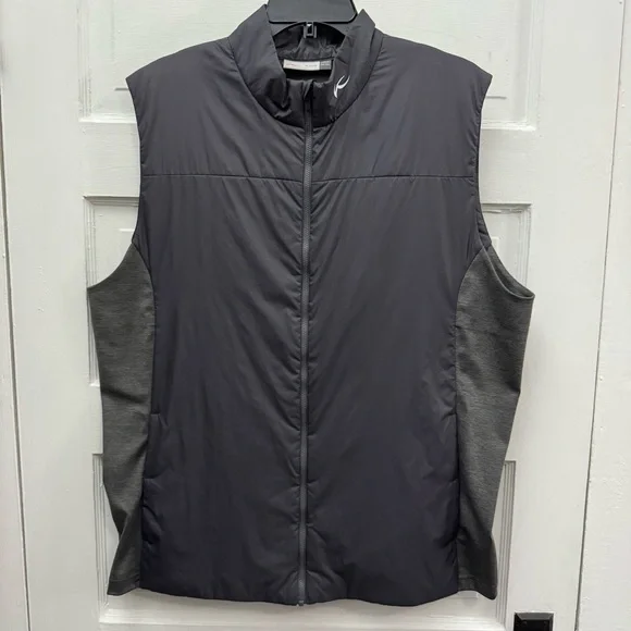Performance Hybrid Vest KJUS Men’s 2XL Full Zip Gray - Picture 1 of 9